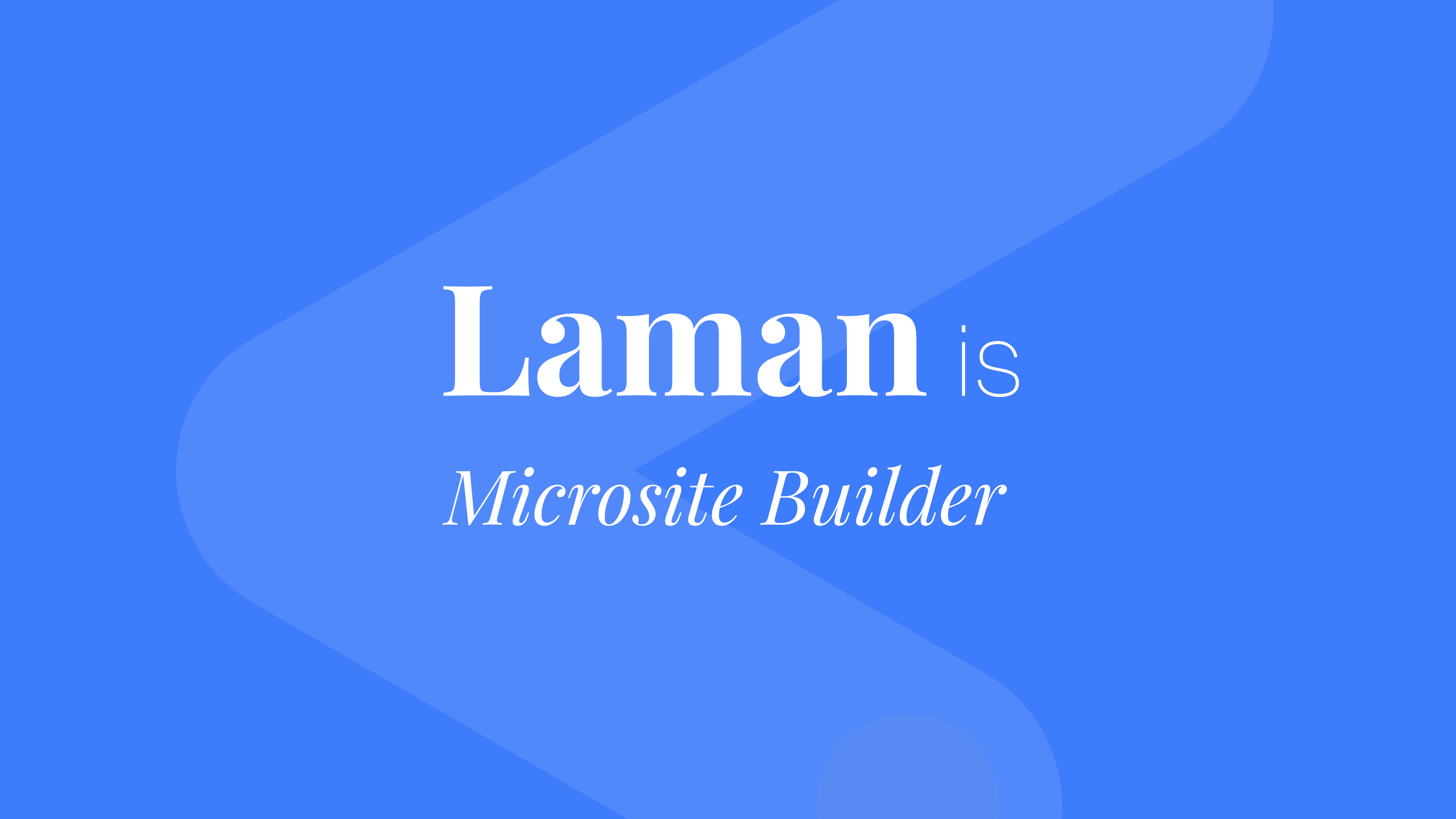Laman: Microsite Builder